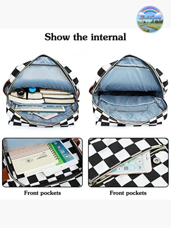 Laptop Backpack with USB Charging Port, Fits 15.6 Inch Laptop, Nylon Backpack main image 4